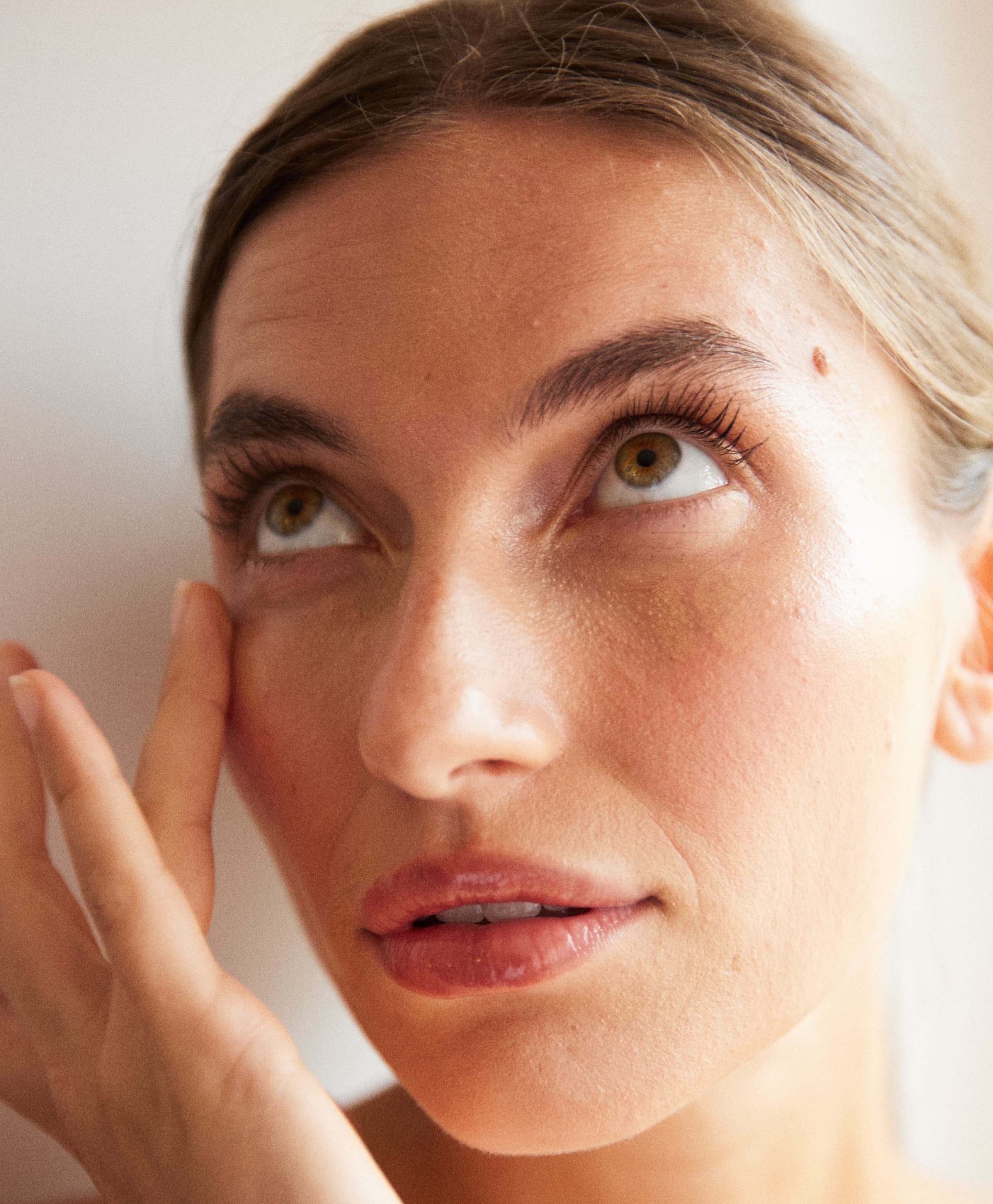 Makeup products and model